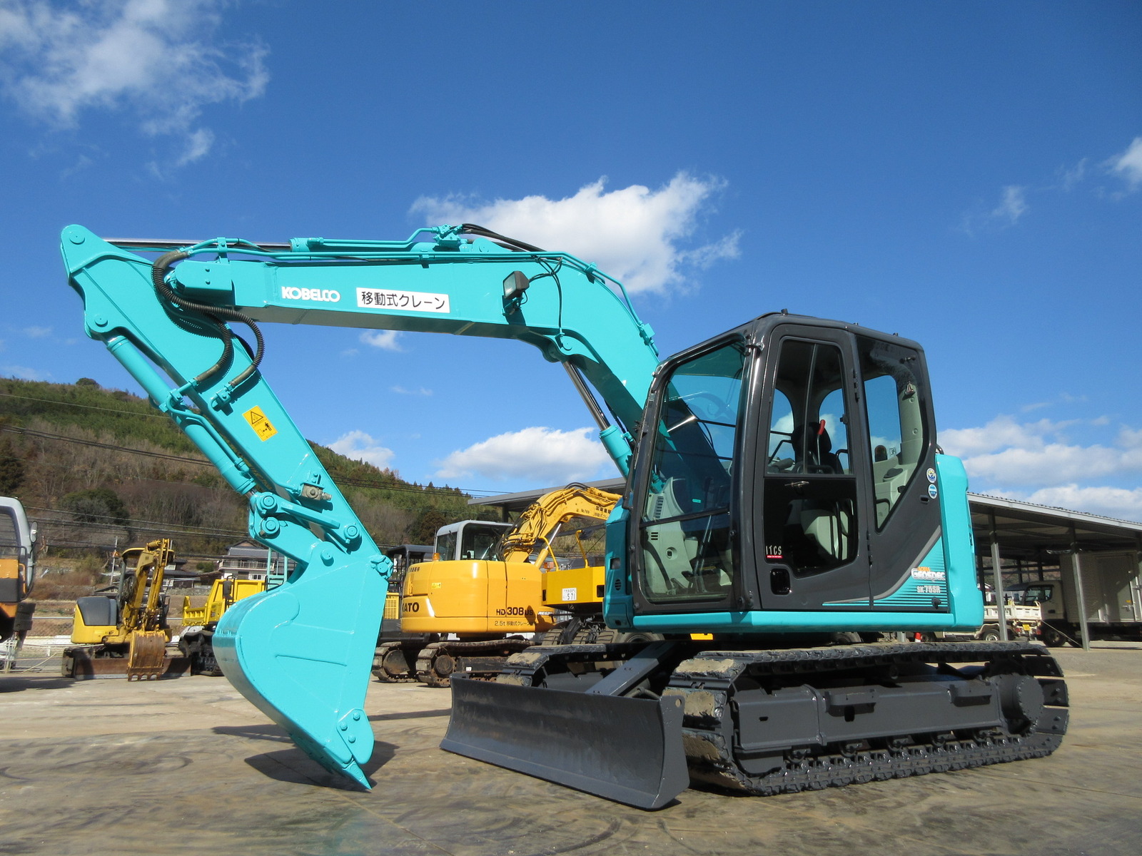 中古建設機械 中古 神鋼コベルコ建機 KOBELCO 油圧ショベル・バックホー ０．２－０．３立米 SK75SR-3