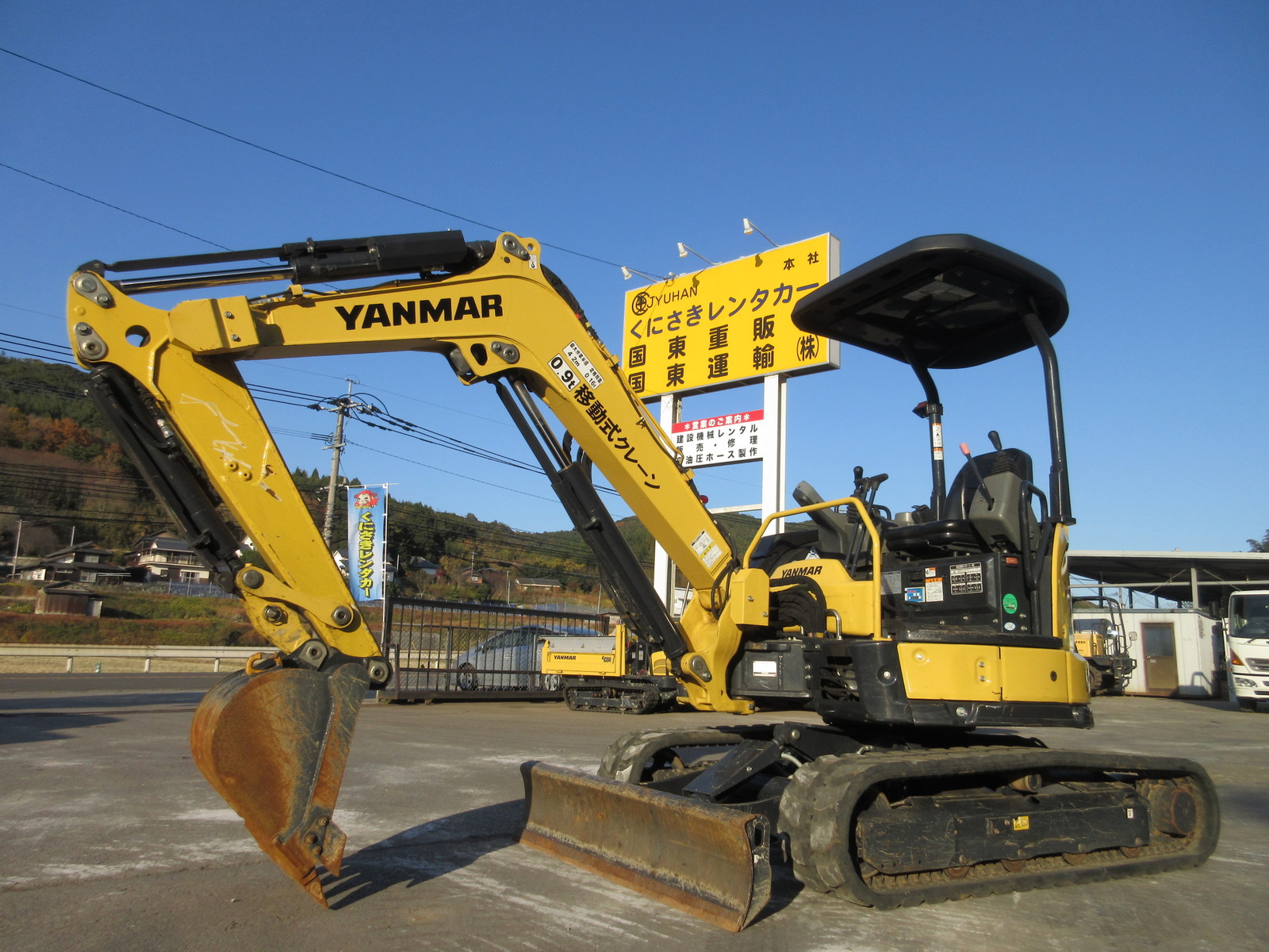 中古建設機械 中古 ヤンマーディーゼル YANMAR 油圧ショベル・バックホー ０．１立米以下 ViO30-6