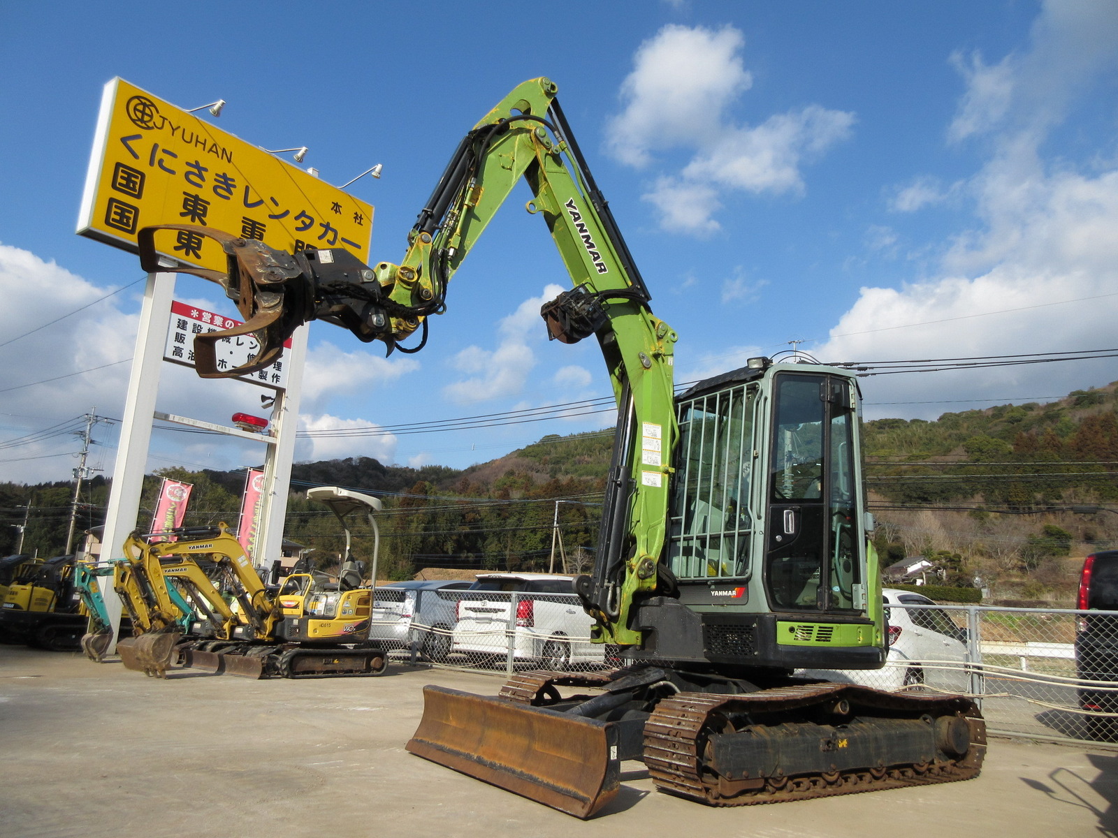 Used Construction Machine Used YANMAR YANMAR Forestry excavators Grapple / Winch / Blade ViO50-5B