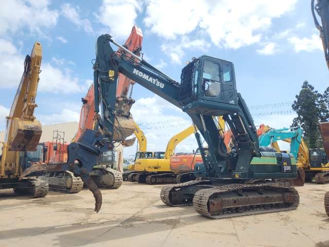 Used Construction Machine Used KOMATSU KOMATSU Material Handling / Recycling excavators Grapple PC200LC-8