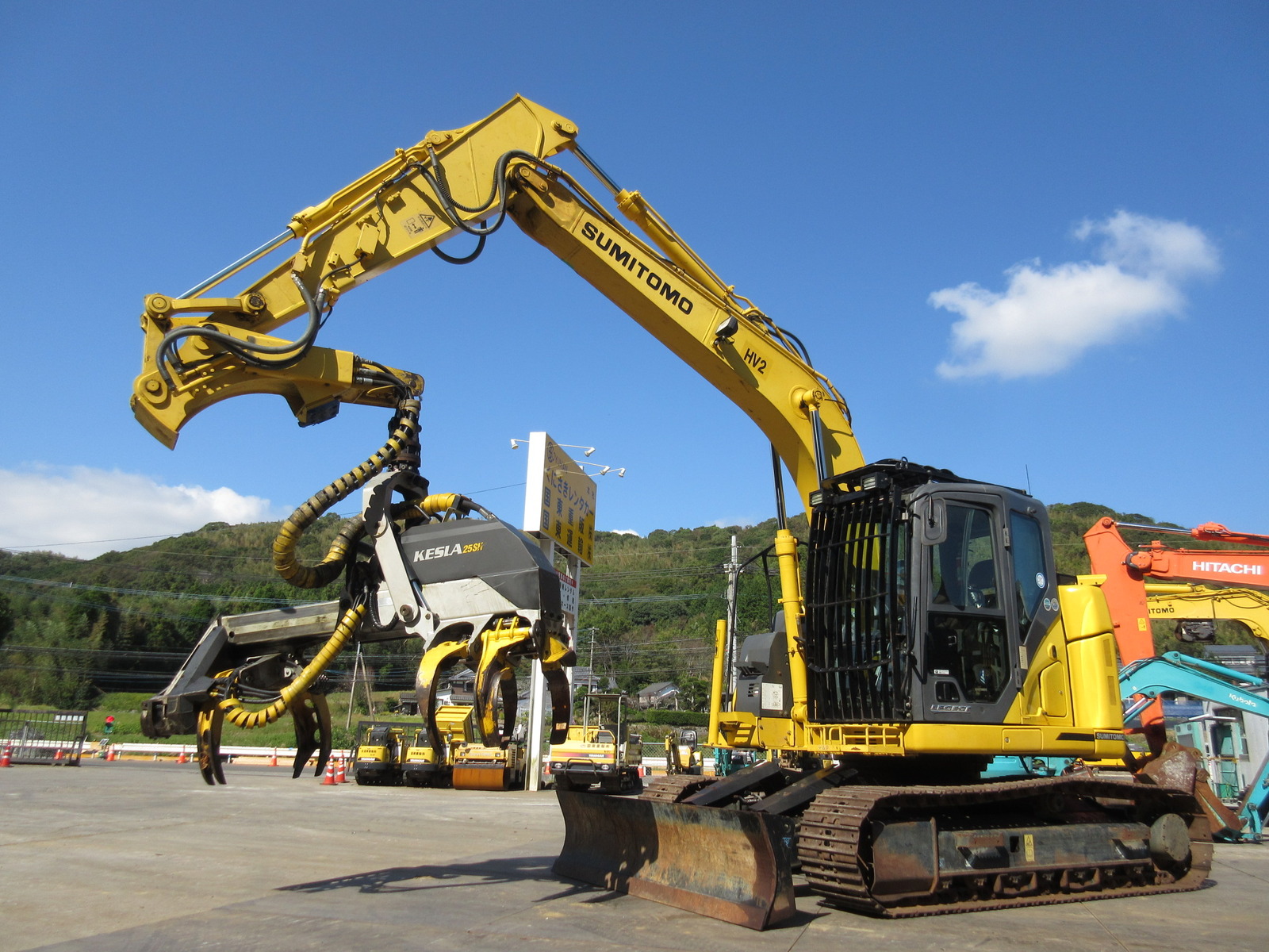 Used Construction Machine Used SUMITOMO SUMITOMO Forestry excavators Harvester SH135X-6