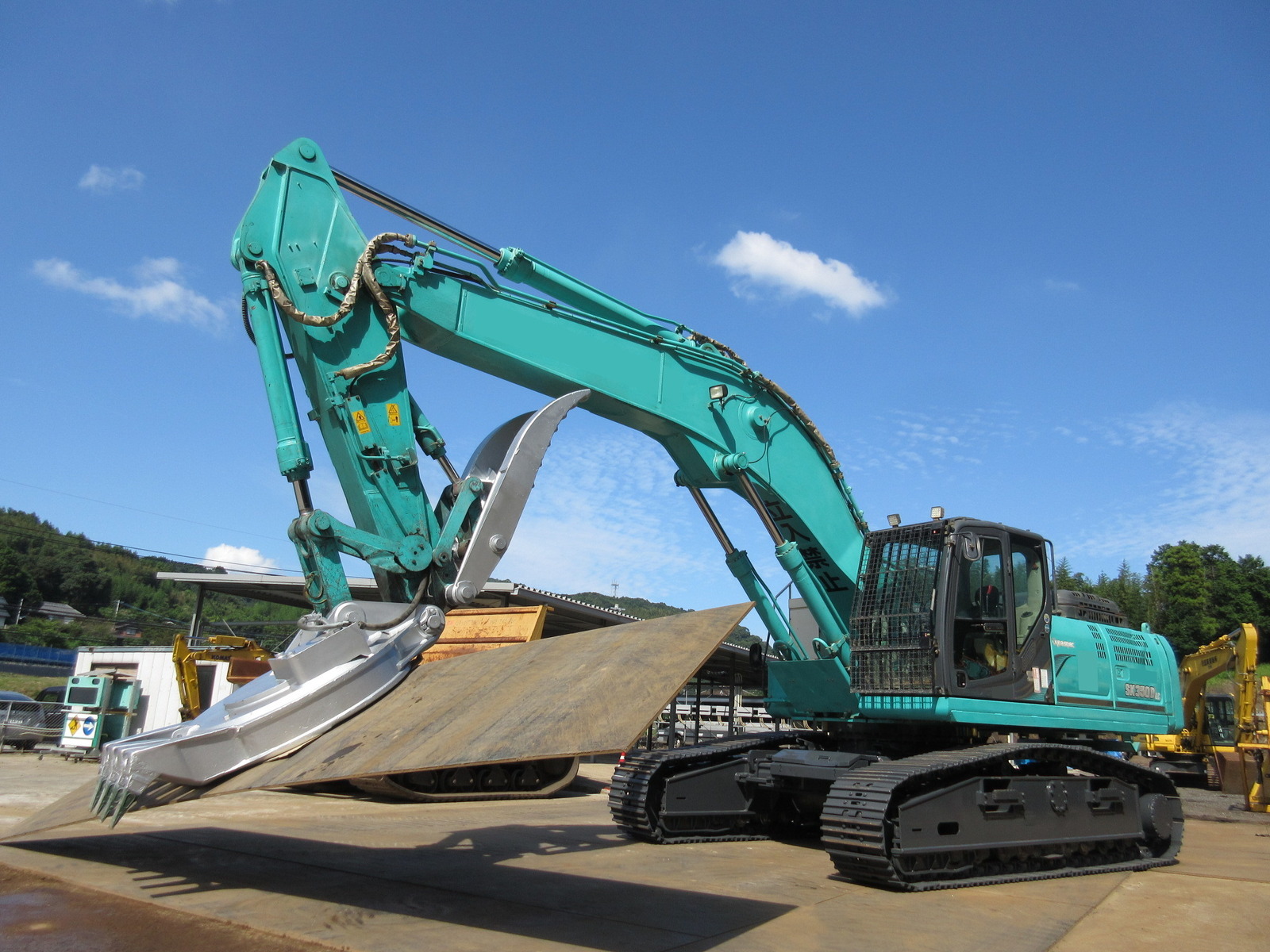 Used Construction Machine Used KOBELCO KOBELCO Material Handling / Recycling excavators Magnet Ace SK350DLC-9