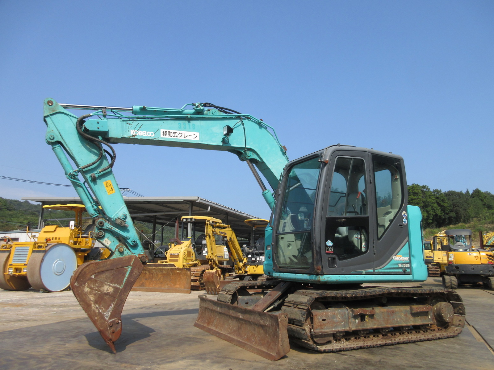 Used Construction Machine Used KOBELCO KOBELCO Excavator 0.2-0.3m3 SK75SR-3