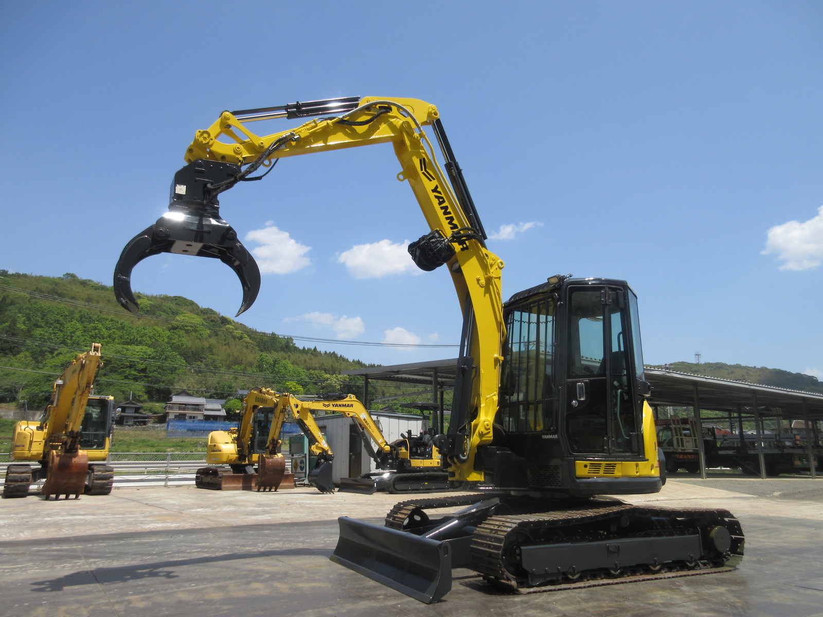 Used Construction Machine Used YANMAR YANMAR Forestry excavators Grapple / Winch / Blade ViO50-5B