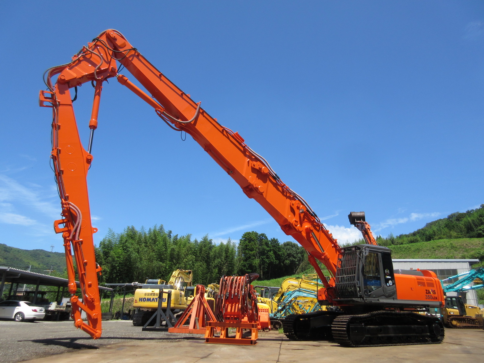 Used Construction Machine Used HITACHI HITACHI Demolition excavators Long front ZX350LCK-3