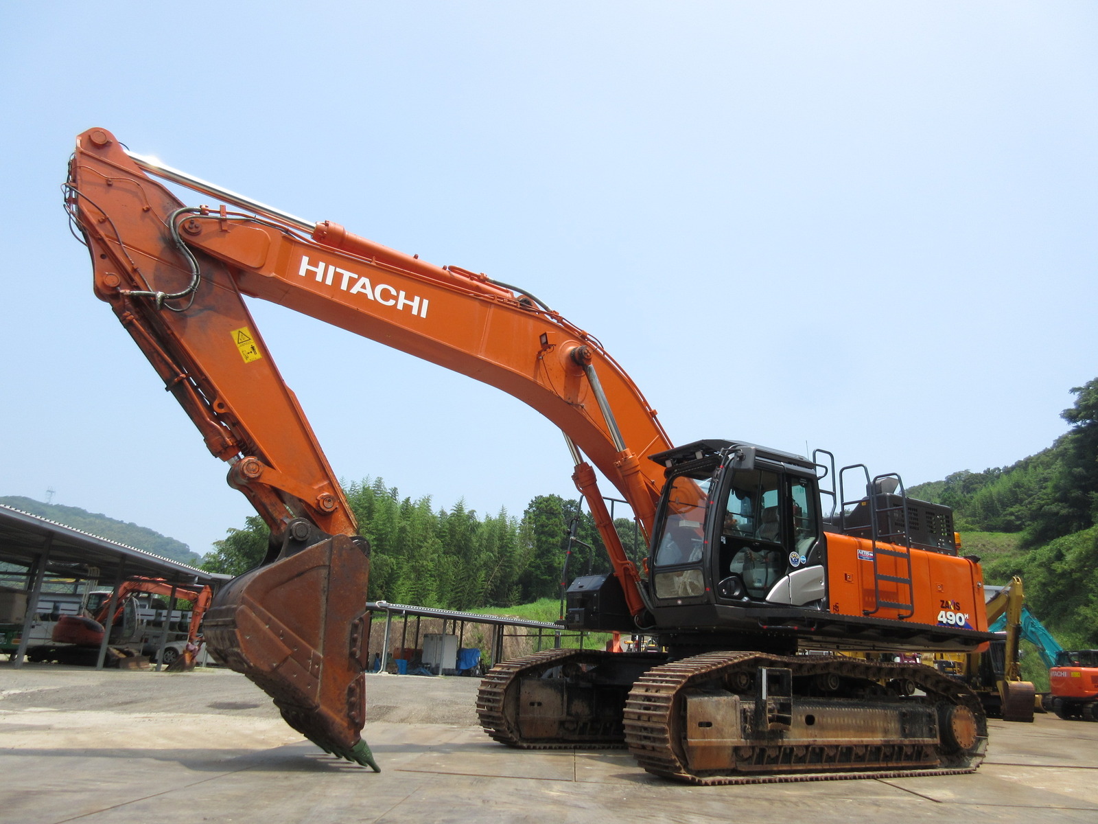 Used Construction Machine Used   Excavator 1.0~m3 ZX490H-6