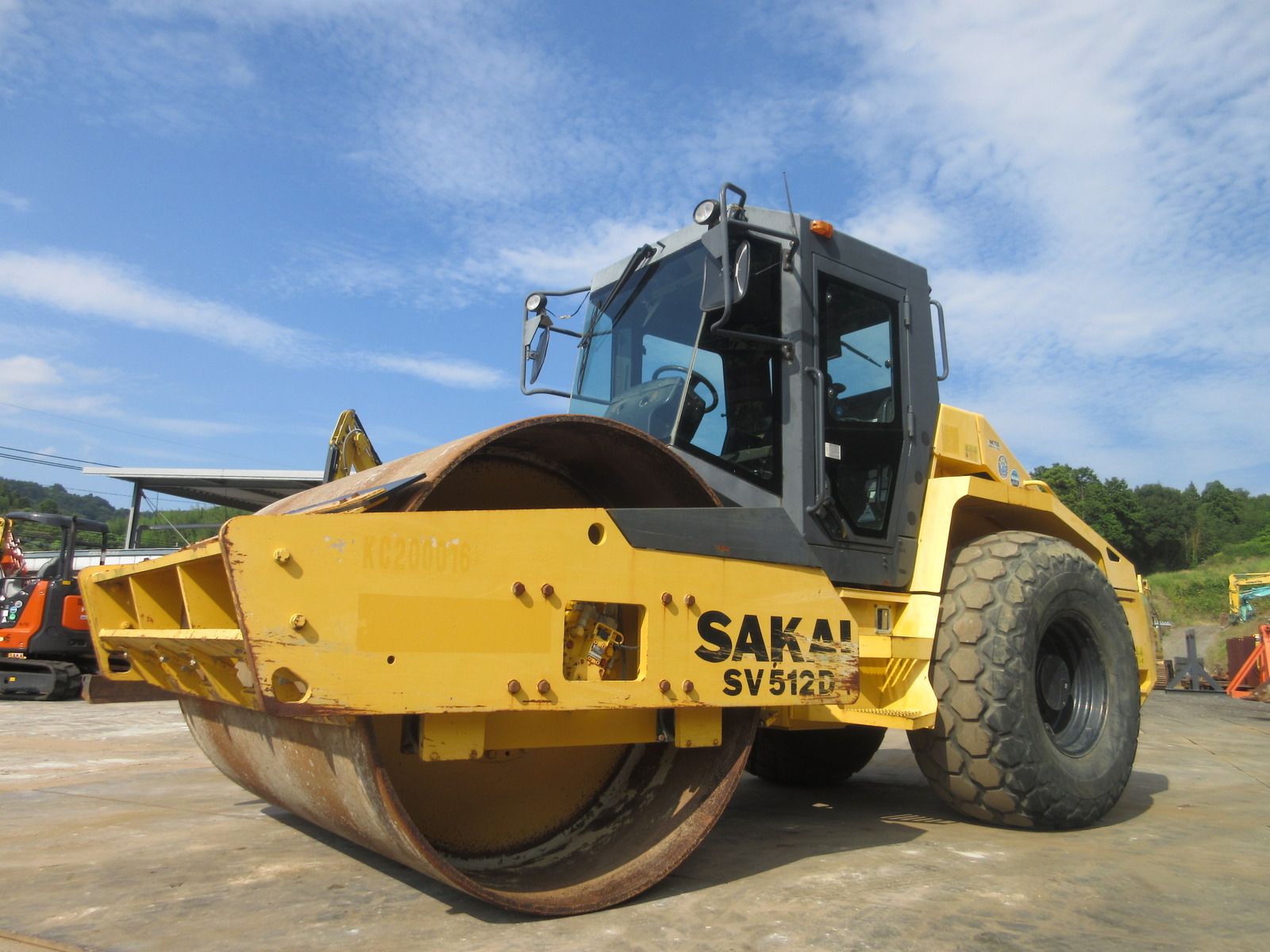 中古建設機械 中古 酒井重工業 SAKAI ローラー 土工用振動ローラー SV512D-1