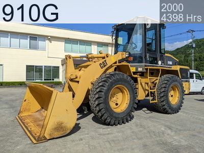 Used Construction Machine Used CAT Wheel Loader bigger than 1.0m3 910G #AKR00489, 2000Year 4398Hours