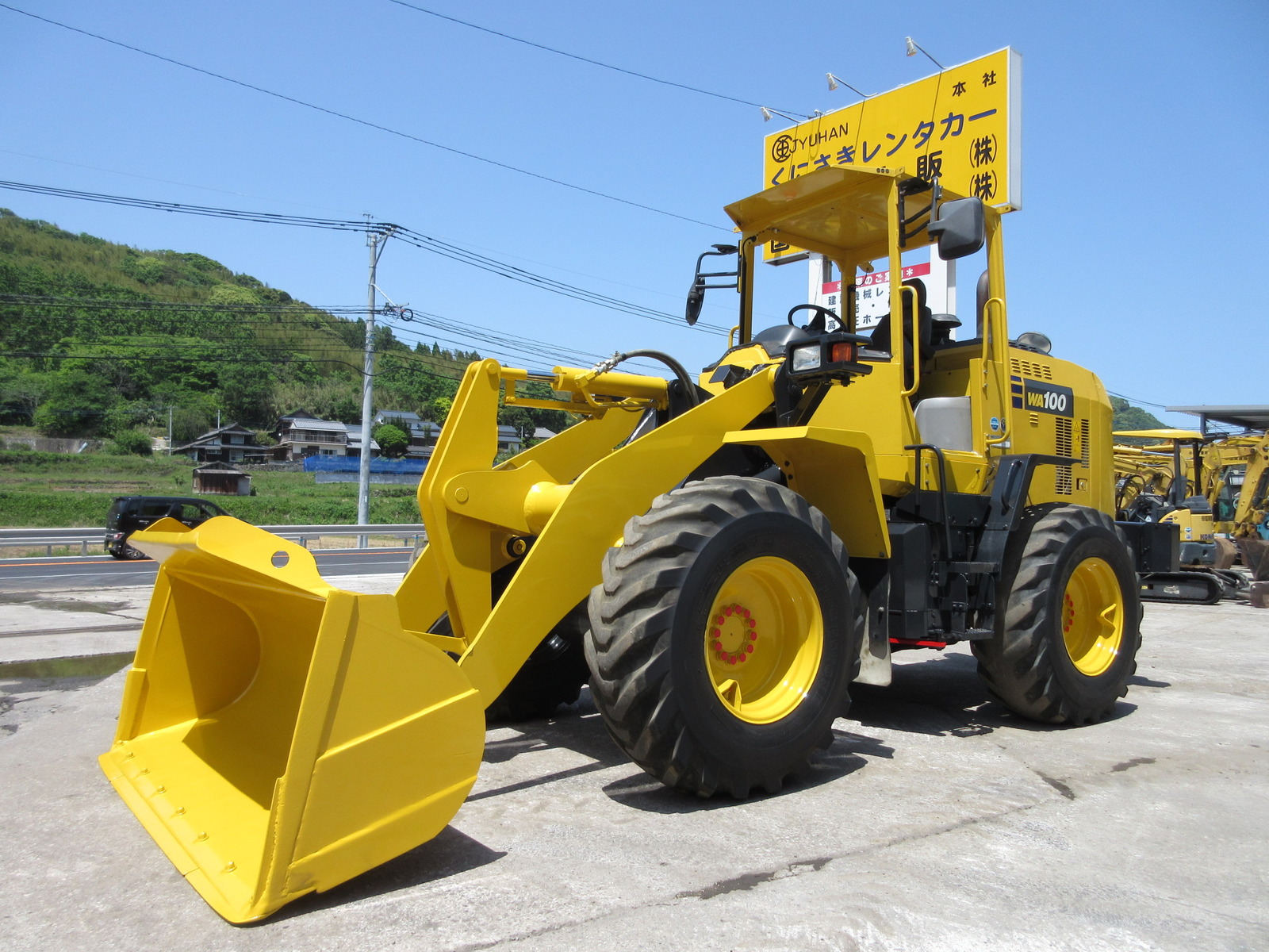 Used Construction Machine Used KOMATSU KOMATSU Wheel Loader bigger than 1.0m3 WA100-8