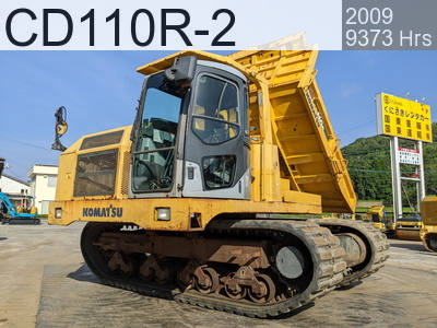 Used Construction Machine Used KOMATSU Crawler carrier Crawler Dump Rotating CD110R-2 #1680, 2009Year 9373Hours