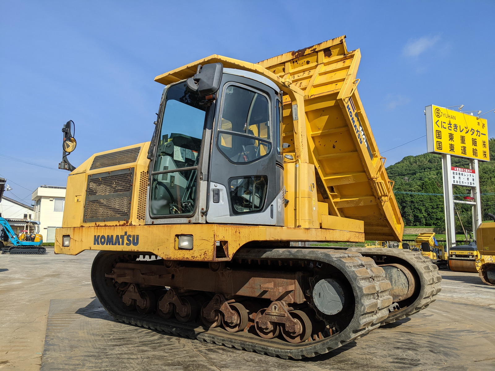 中古建設機械 中古 コマツ KOMATSU クローラ・キャリア クルクルキャリア・全旋回キャリアダンプ CD110R-2