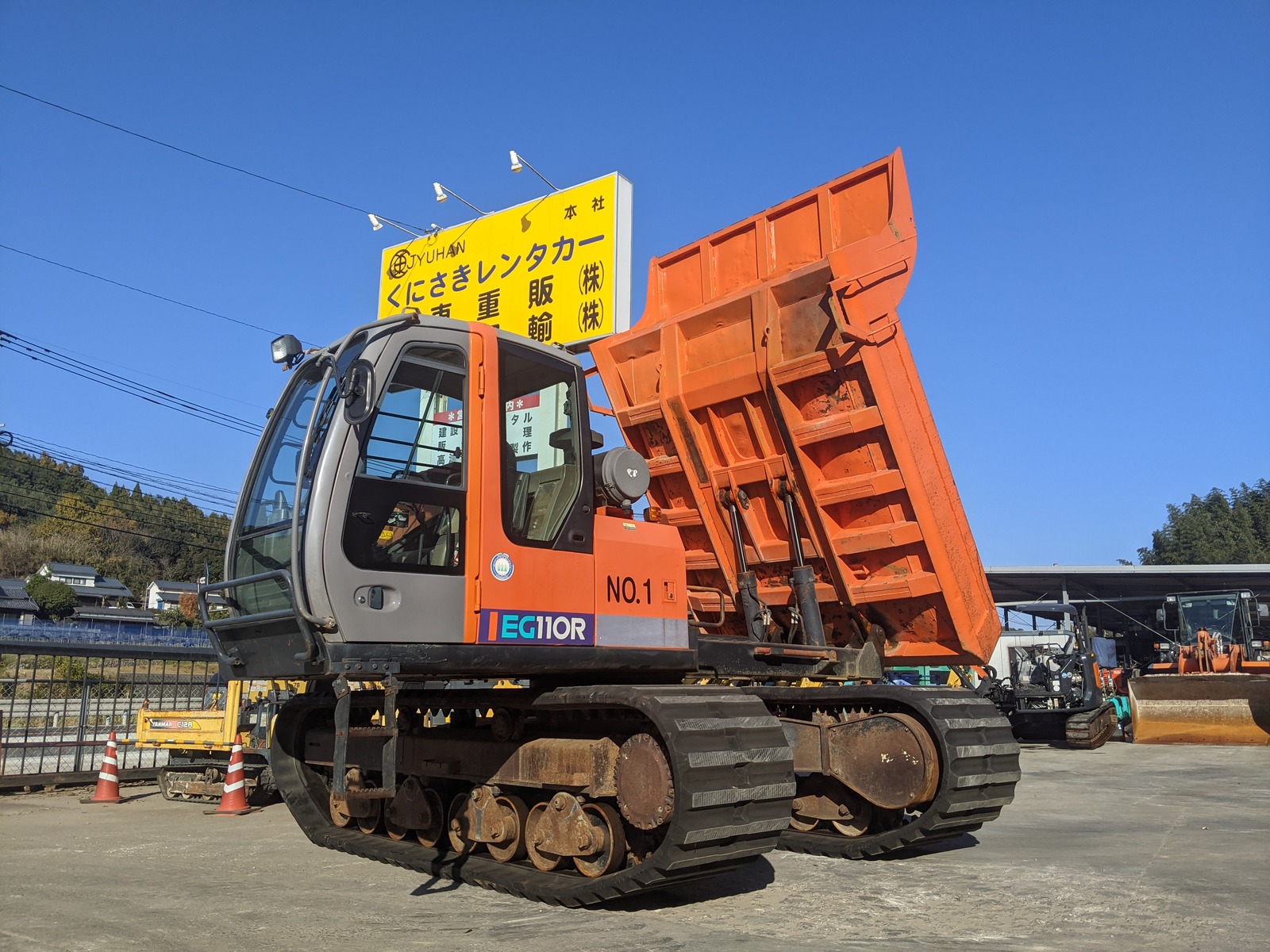 Used Construction Machine Used HITACHI HITACHI Crawler carrier Crawler Dump Rotating EG110R