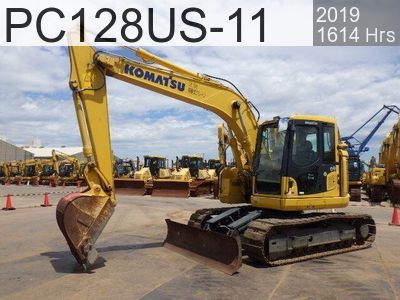 Used Construction Machine Used KOMATSU Excavator 0.4-0.5m3 PC128US-11 #55702, 2019Year 1614Hours