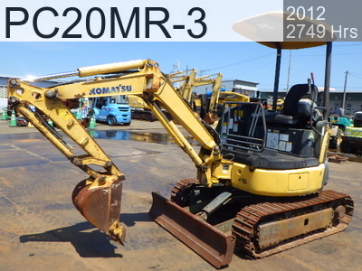 Used Construction Machine Used KOMATSU Excavator ~0.1m3 PC20MR-3 #21097, 2012Year 2749Hours