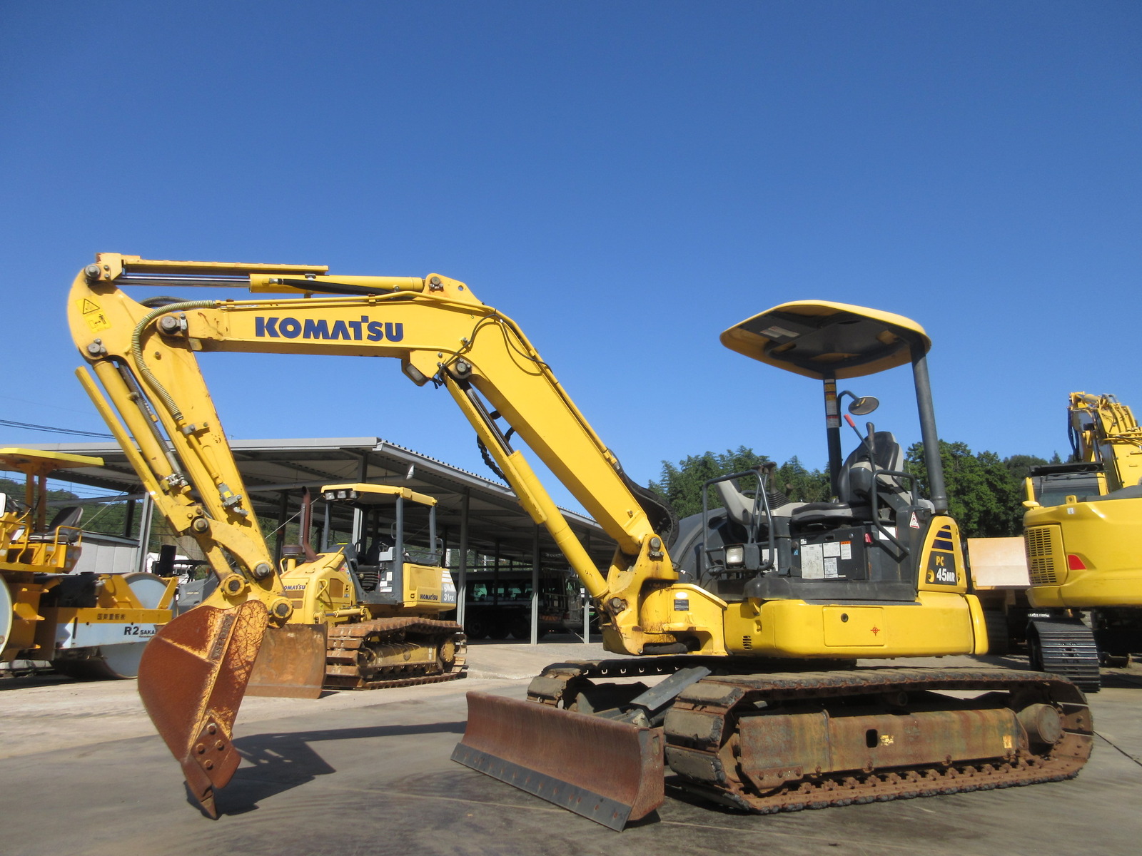 Used Construction Machine Used KOMATSU KOMATSU Excavator 0.2-0.3m3 PC45MR-5