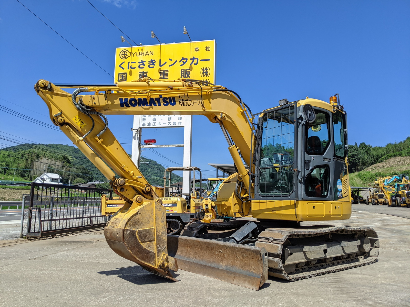 中古建設機械 中古 コマツ KOMATSU 油圧ショベル・バックホー ０．２－０．３立米 PC78US-10