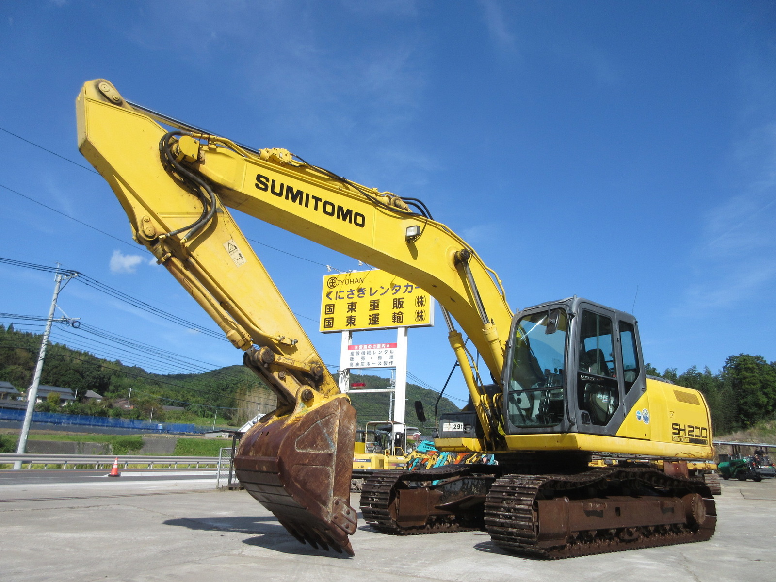 Used Construction Machine Used SUMITOMO SUMITOMO Excavator 0.7-0.9m3 SH200-5