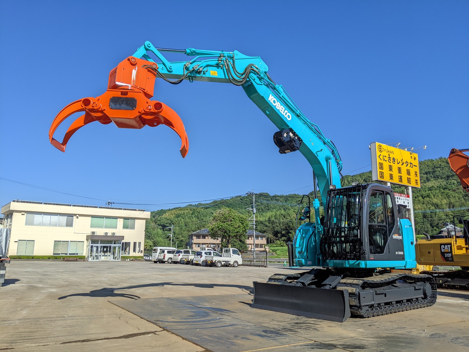 Used Construction Machine Used KOBELCO KOBELCO Forestry excavators Feller Buncher Zaurus Robo SK135SR-2F