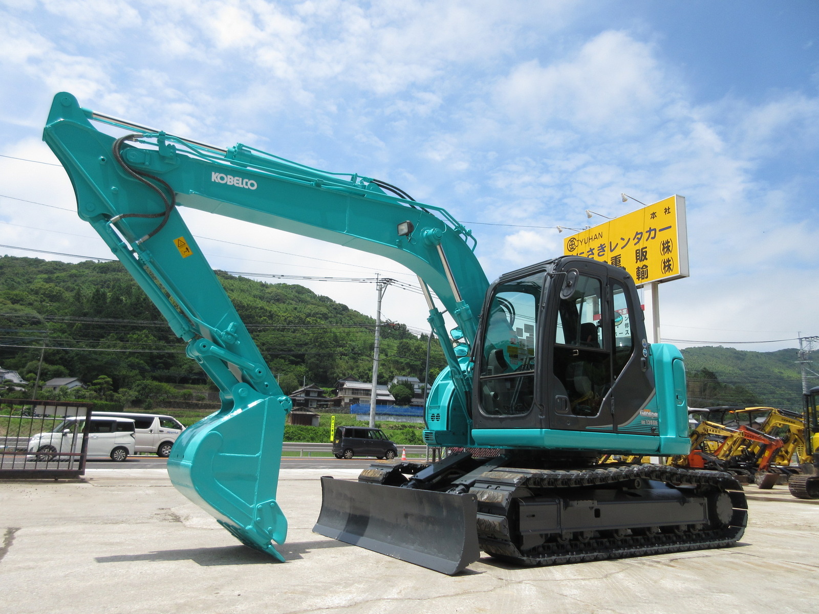 Used Construction Machine Used KOBELCO KOBELCO Forestry excavators Feller Buncher Zaurus Robo SK135SR-2