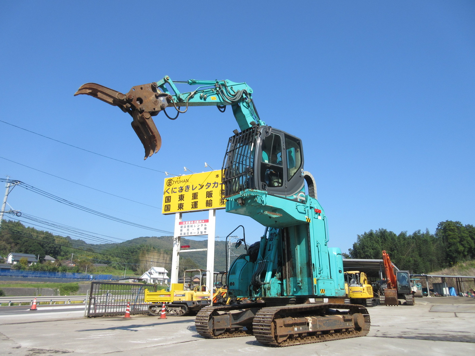 Used Construction Machine Used KOBELCO KOBELCO Material Handling / Recycling excavators Magnet SK135SRD-5