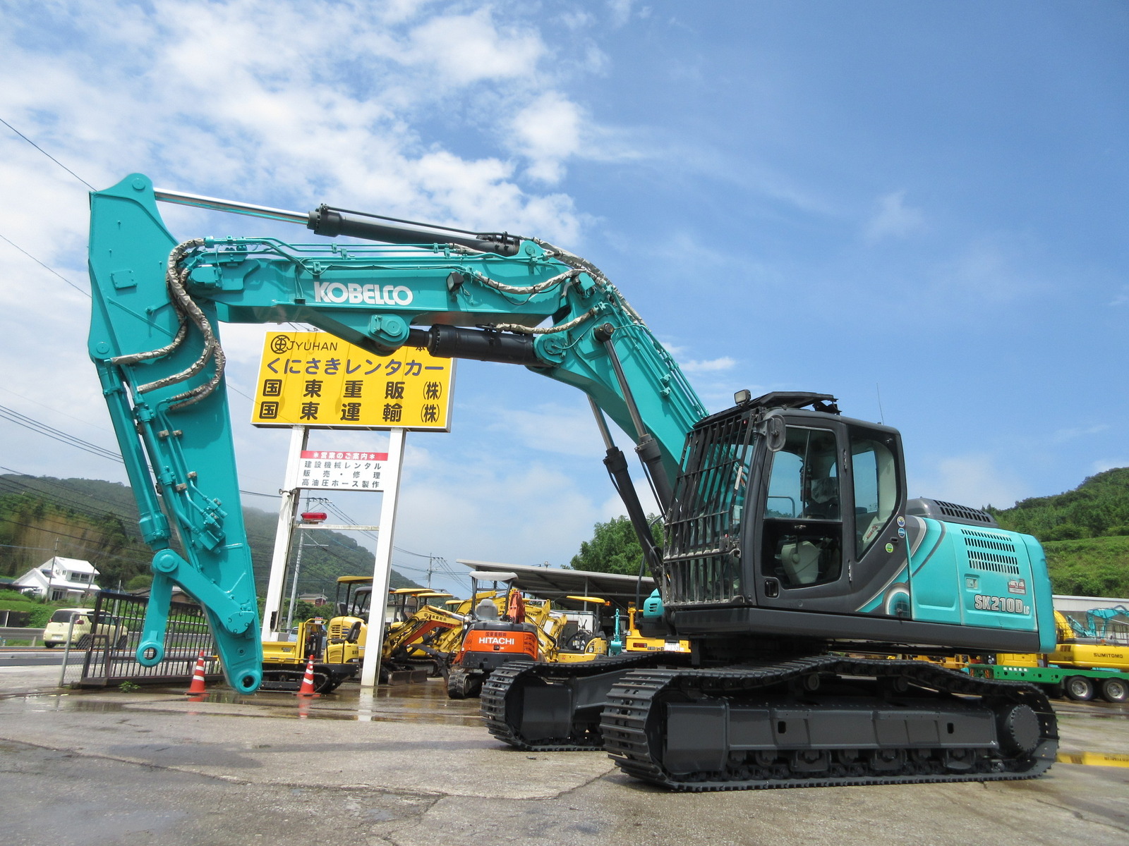 Used Construction Machine Used KOBELCO KOBELCO Demolition excavators Long front SK210DLC-10