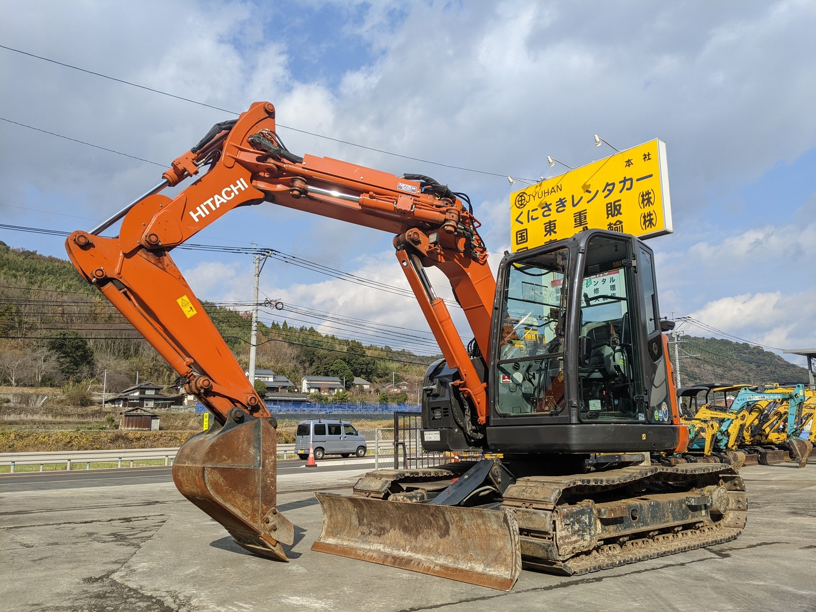 Used Construction Machine Used HITACHI HITACHI Excavator 0.2-0.3m3 ZX75UR-5B