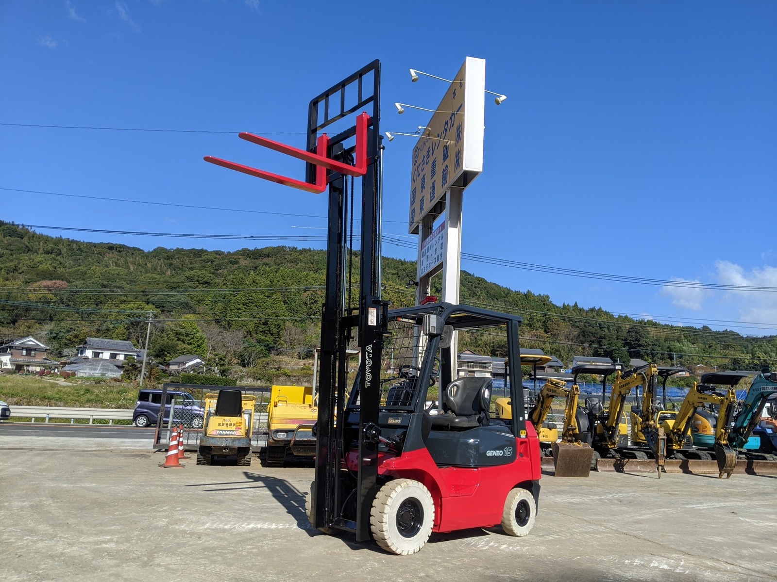 Used Construction Machine Used TOYOTA TOYOTA Forklift Diesel engine 02-7FD15