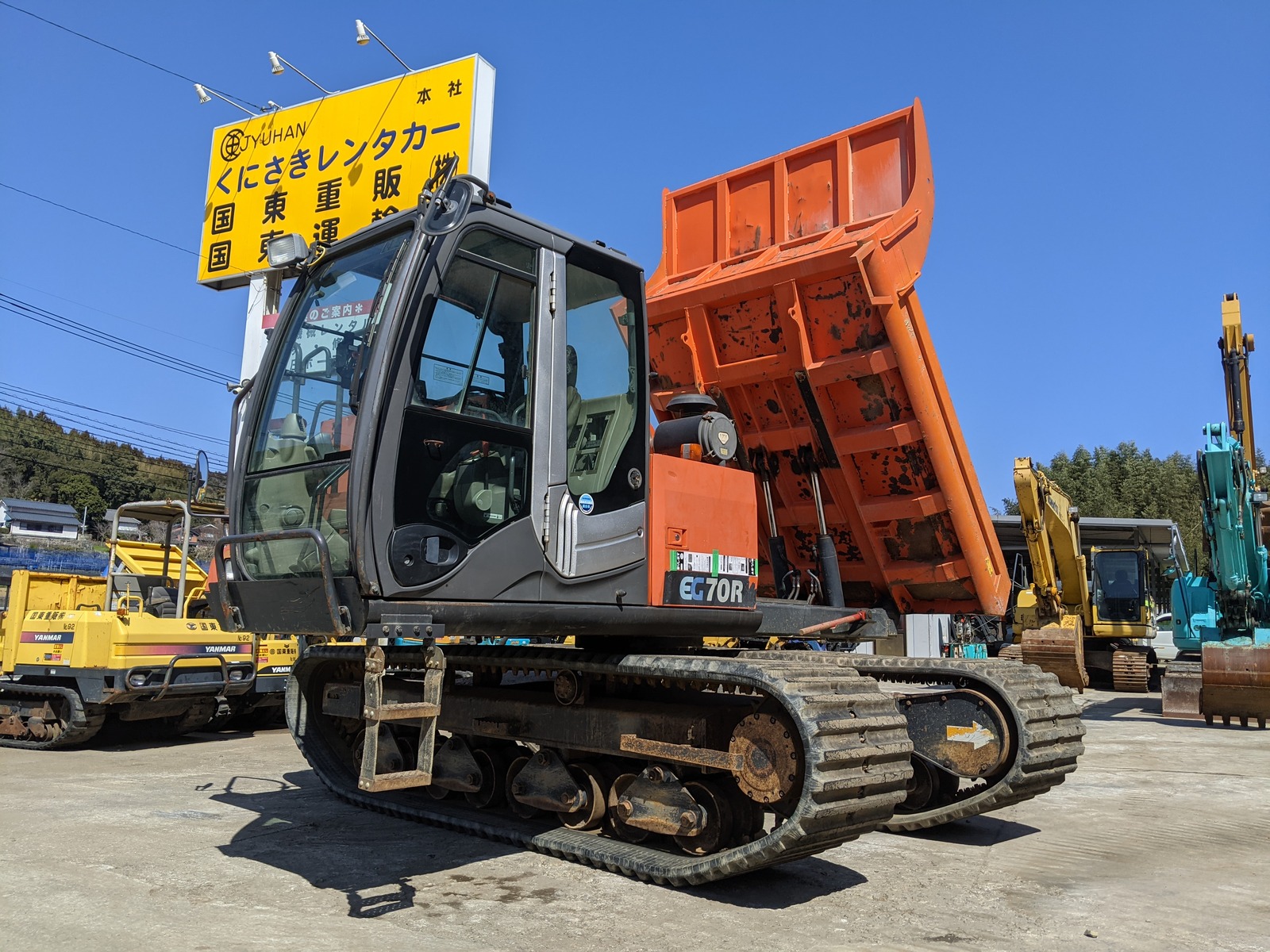 Used Construction Machine Used HITACHI HITACHI Crawler carrier Crawler Dump Rotating EG70R-3