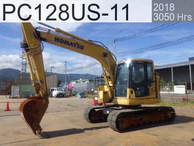 Used Construction Machine Used KOMATSU Excavator 0.4-0.5m3 PC128US-11 #53849, 2018Year 3050Hours