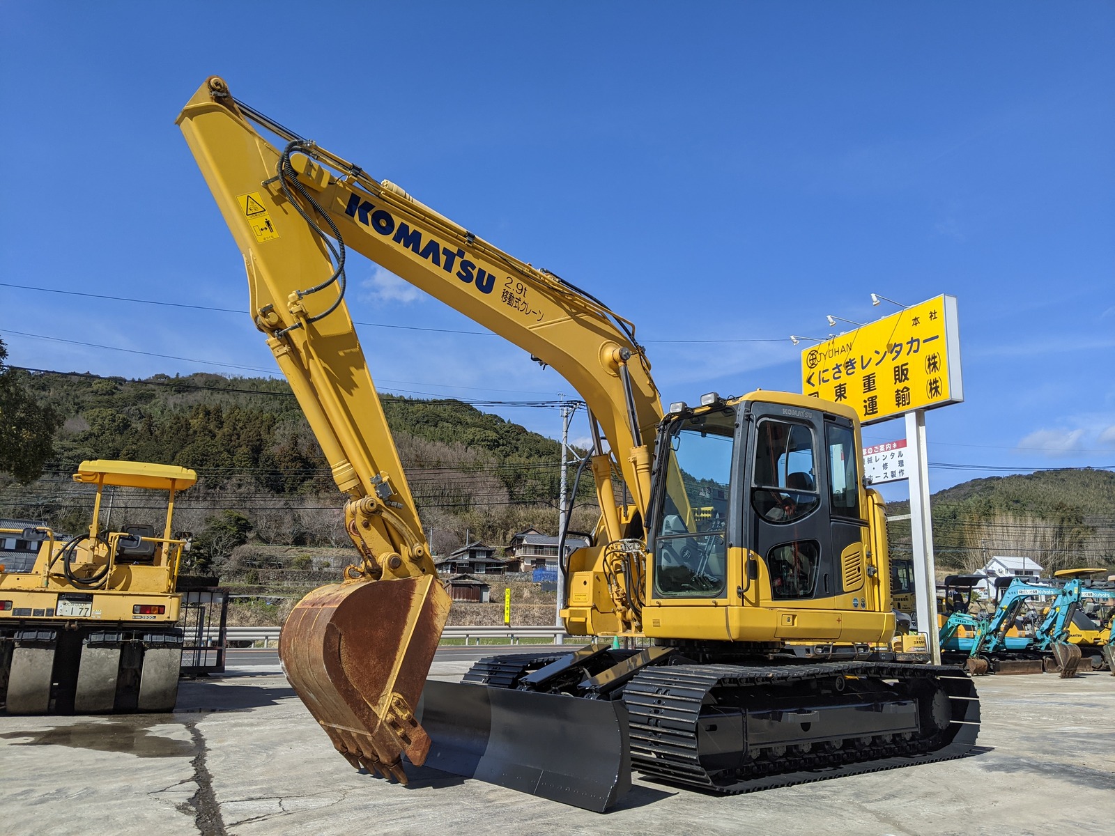 Used Construction Machine Used KOMATSU KOMATSU Excavator 0.4-0.5m3 PC138US-10