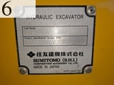 Used Construction Machine Used SUMITOMO SUMITOMO Excavator 0.2-0.3m3 SH75X-6A