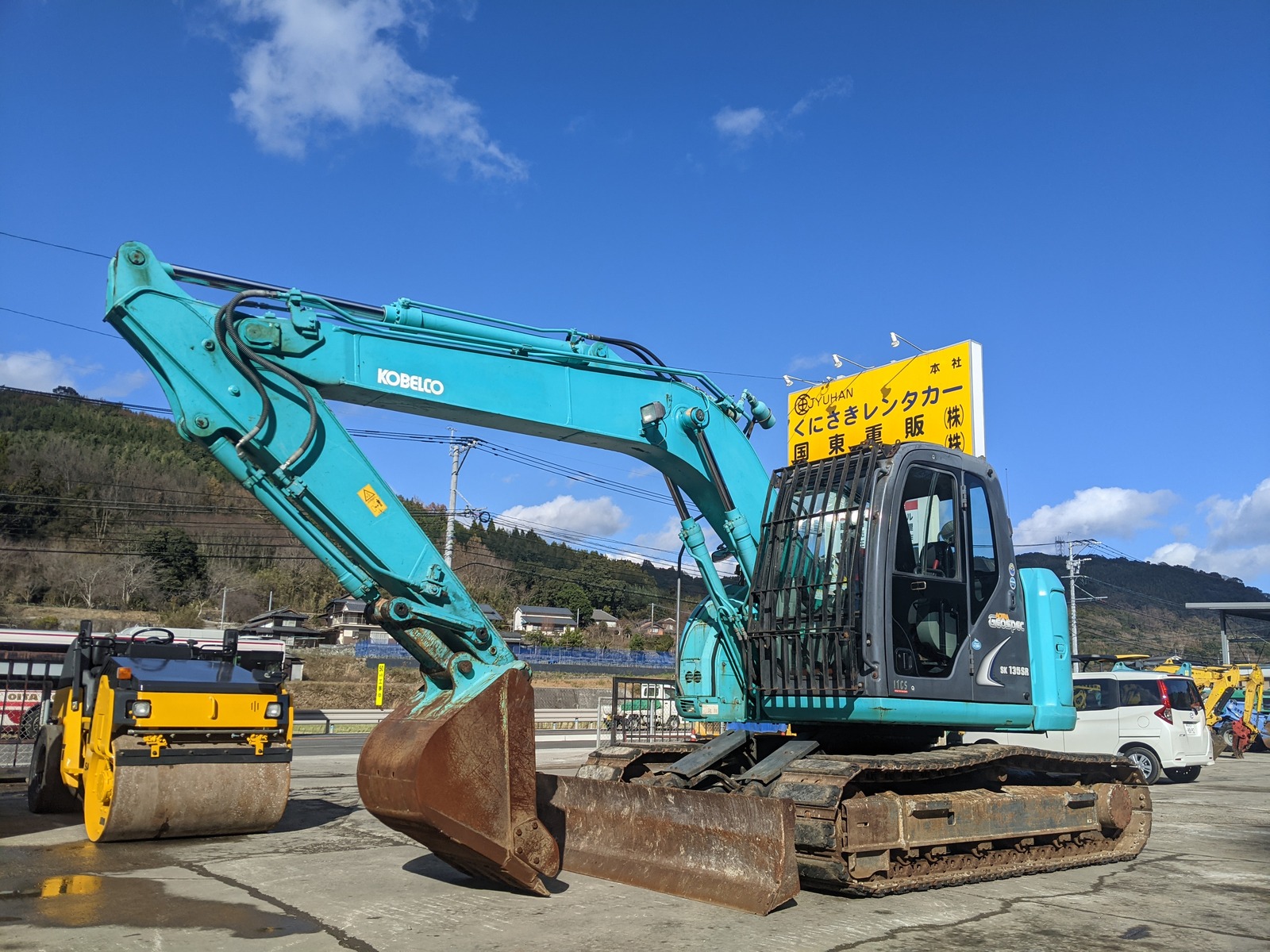 中古建設機械 中古 コベルコ建機 KOBELCO 油圧ショベル・バックホー ０．４－０．５立米 SK135SR-2