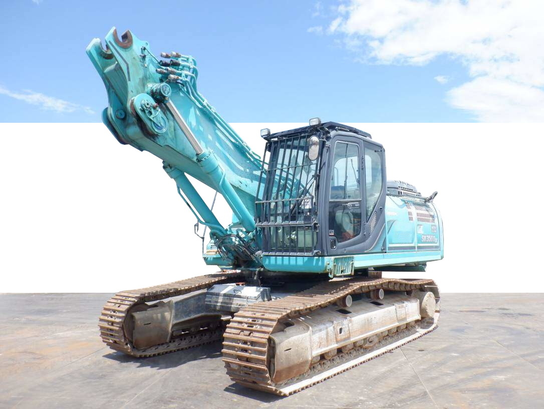 Used Construction Machine Used KOBELCO Demolition excavators Long front SK350DLC-9 Photos