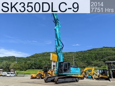 Used Construction Machine Used KOBELCO Demolition excavators Long front SK350DLC-9 #YC12-10304, 2014Year 7751Hours