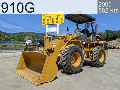 Used Construction Machine Used CAT Wheel Loader bigger than 1.0m3 910G #9X01760, 2005Year 882Hours