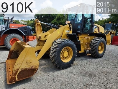 Used Construction Machine Used CAT Wheel Loader bigger than 1.0m3 910K #401567, 2015Year 901Hours