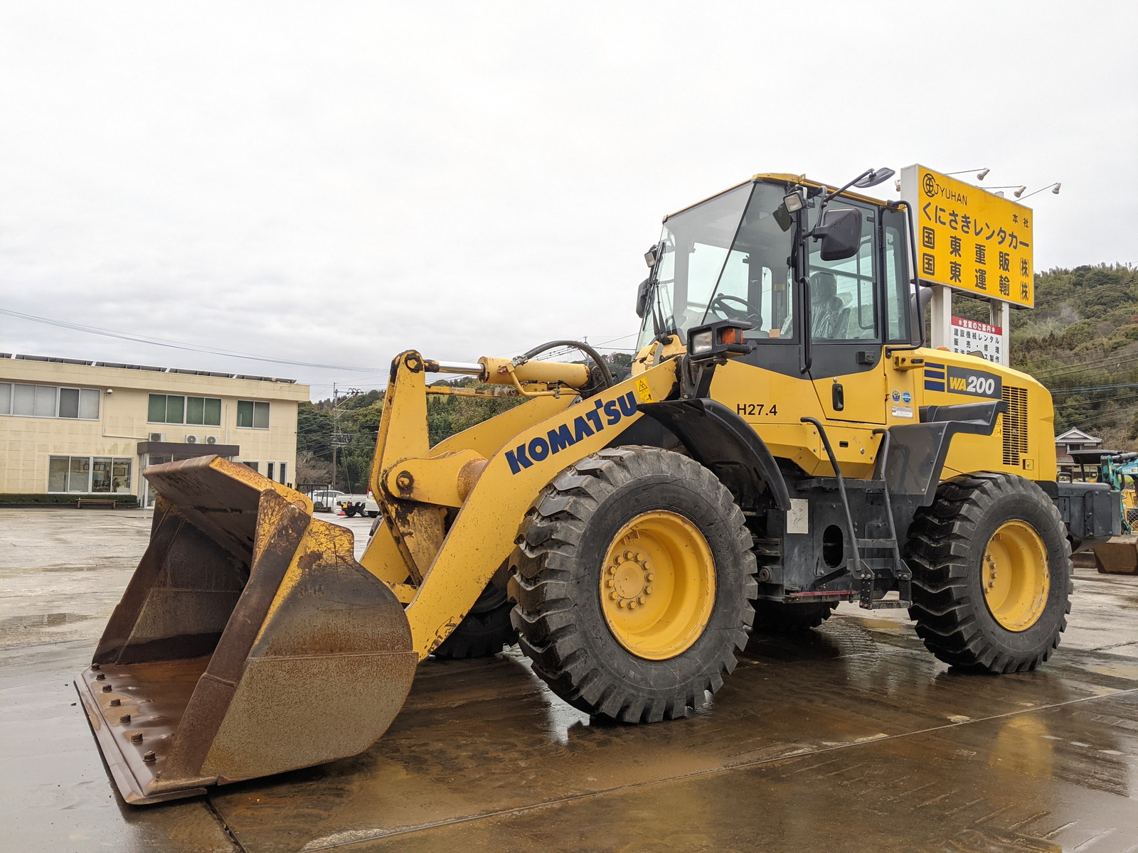 Used Construction Machine Used KOMATSU KOMATSU Wheel Loader bigger than 1.0m3 WA200-7