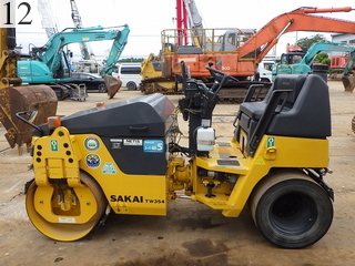 中古建設機械 中古 酒井重工業 SAKAI ローラー 舗装用振動ローラー TW354
