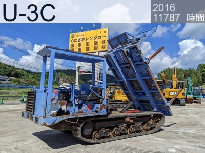 中古建設機械 中古 イワフジ工業 林業機械 フォワーダ・クローラ キャリア U-3C #1532, 2016年式 11787時間