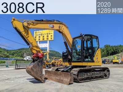中古建設機械 中古 キャタピラー 油圧ショベル・バックホー ０．２－０．３立米 308CR #801383, 2020年式 1289時間