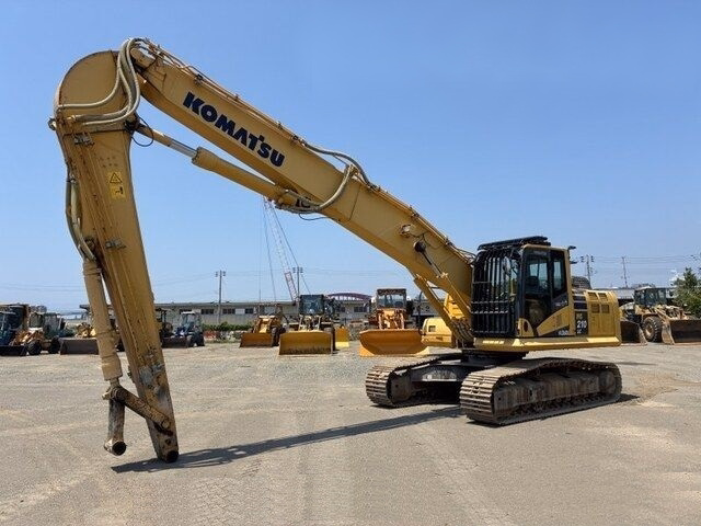 中古建設機械 中古 コマツ 解体機 ロングフロント・ハイリフト PC210LC-10 写真