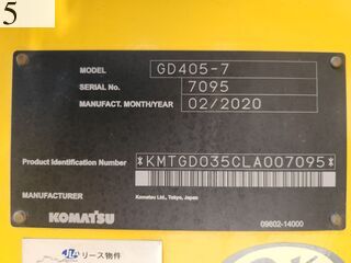 Used Construction Machine Used KOMATSU KOMATSU Grader Articulated frame GD405-7