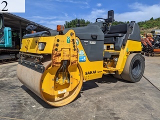 中古建設機械 中古 酒井重工業 SAKAI ローラー 舗装用振動ローラー TW504