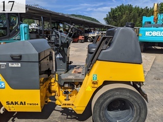 中古建設機械 中古 酒井重工業 SAKAI ローラー 舗装用振動ローラー TW504