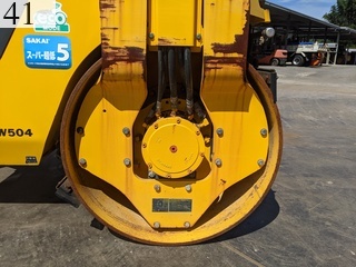 中古建設機械 中古 酒井重工業 SAKAI ローラー 舗装用振動ローラー TW504