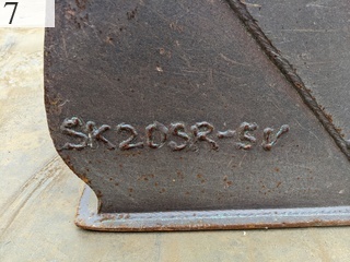 中古建設機械 中古 コベルコ建機 KOBELCO バケット 法面バケット SK20SR-5V用 法面 バケット