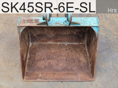 Used Construction Machine Used KOBELCO Bucket Slope bucket SK45SR-6E-SLOPE-BUCKET #4127, -Year -Hours