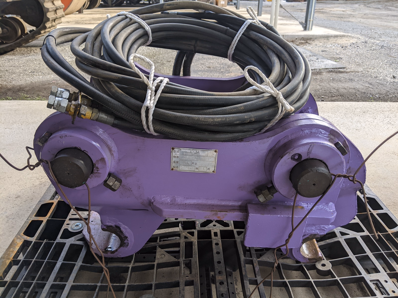 中古建設機械 中古 オカダアイヨン Ａロック・ワンタッチカプラ・クイックヒッチ 油圧式Ａロック SOK45 写真