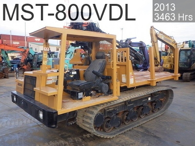 Used Construction Machine Used MOROOKA Forestry excavators Forwarder MST-800VDL #4405, 2013Year 3463Hours