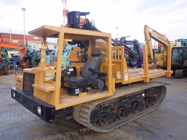 中古建設機械 中古 諸岡 林業機械 フォワーダ・クローラ キャリア MST-800VDL 写真